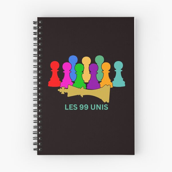 Item preview, The 99 United (French (Français))- Worldwide Unity of the 99% (Multi-color Pawns w/ Gold King)  designed and sold by  The 99 United.