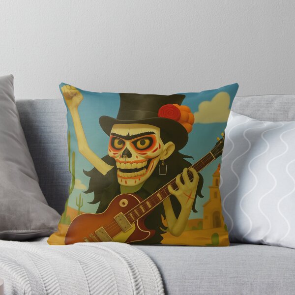 Item preview, skele-Frida playing November rain designed and sold by Slater-Bug.