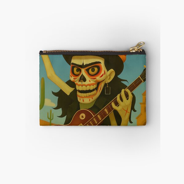 Item preview, skele-Frida playing November rain designed and sold by Slater-Bug.
