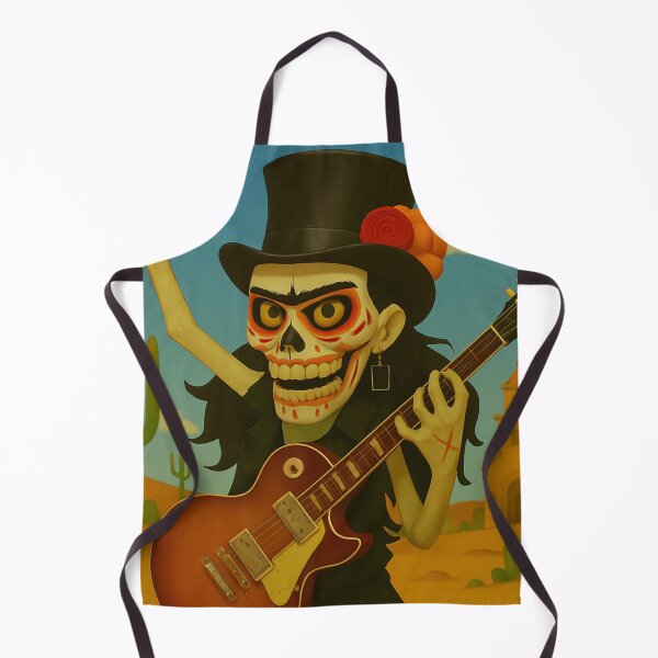 Item preview, skele-Frida playing November rain designed and sold by Slater-Bug.