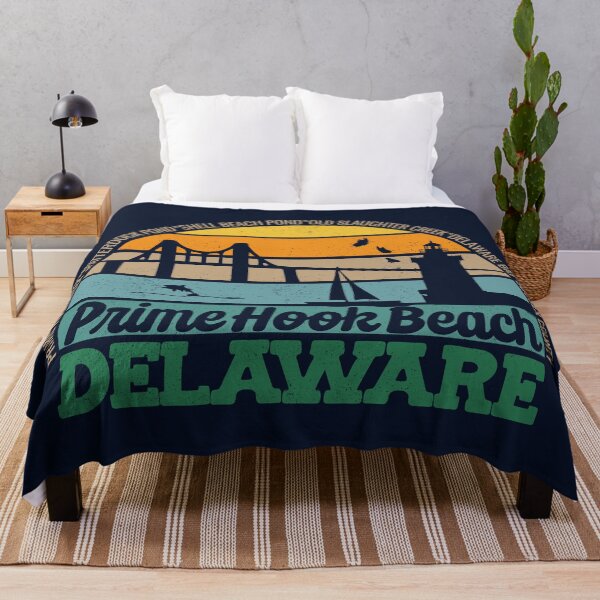 Item preview, Prime Hook Beach Delaware Retro Sunset Local Pride Logo  designed and sold by CRHPOD20.