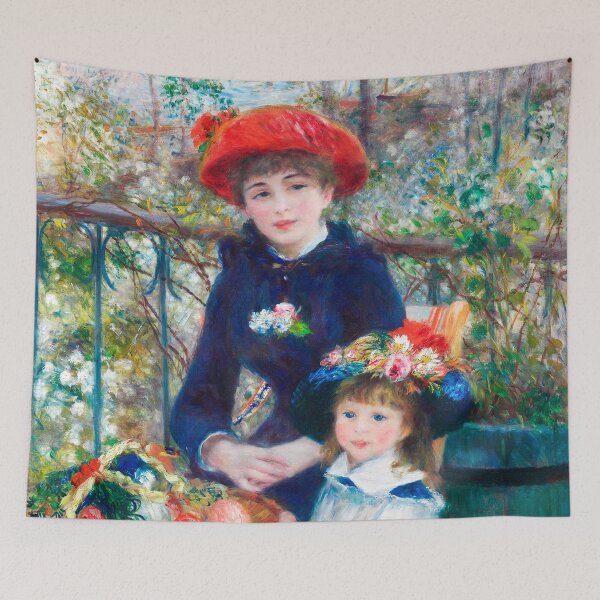 Item preview, Two Sisters On the Terrace 1881 Pierre-Auguste Renoir - Art Institute Chicago designed and sold by Under-TheTable.