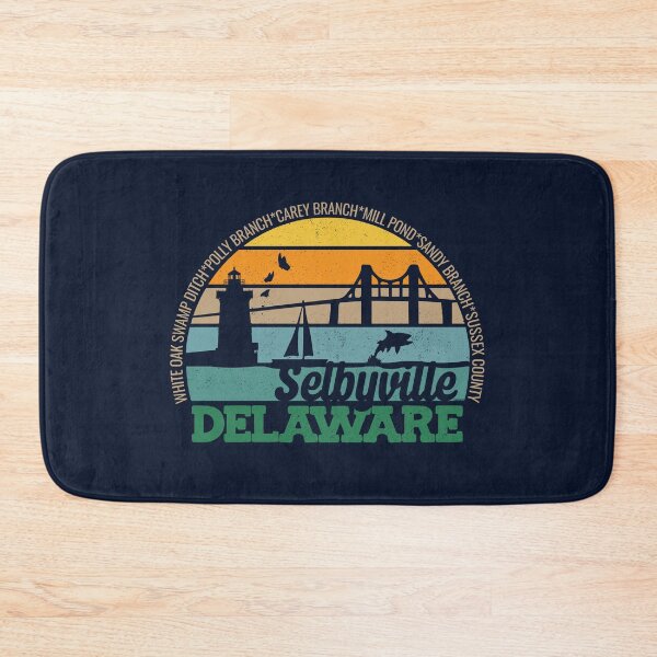 Item preview, Selbyville Delaware Retro Sunset Local Pride Logo  designed and sold by CRHPOD20.