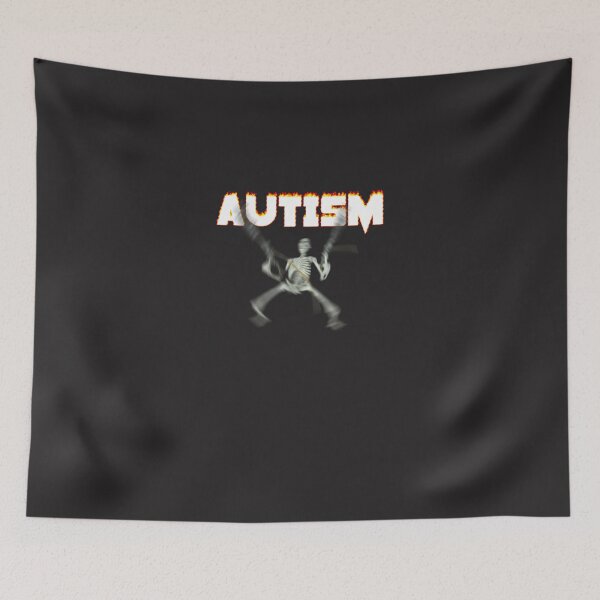 Item preview, Autism Skeleton Meme designed and sold by fambrokublerl.