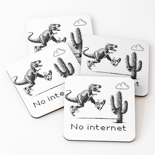 Item preview, No Internet Dinosour Game  designed and sold by Nacho Average Designs.