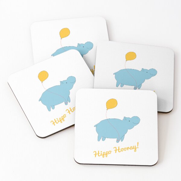 Item preview, Cute Party Hippo designed and sold by WhySanks.