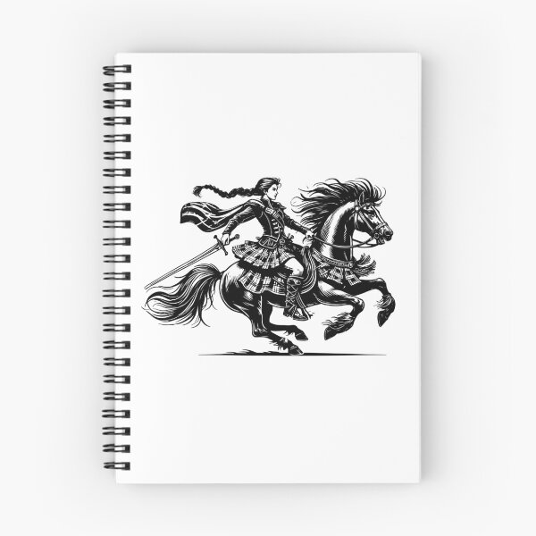 Item preview, Celtic Warrior Woman on Horseback – Highlander Art designed and sold by CelticSoulShop.