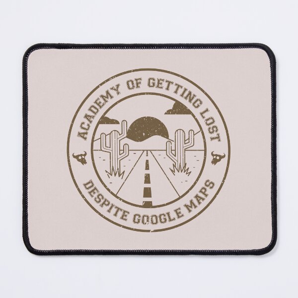 Item preview, Academy of Getting Lost Despite Digital Maps Retro Emblem designed and sold by Milena R..