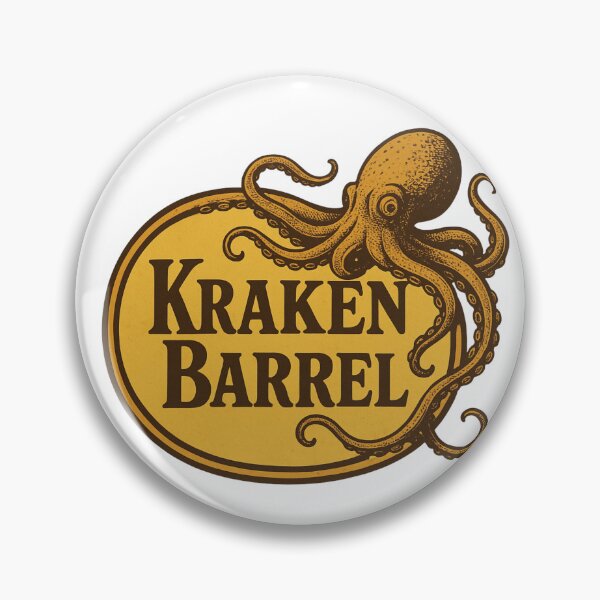 Item preview, Kraken Barrel Parody Logo – Funny Sea Monster Cracker Barrel Design T-Shirt designed and sold by Deddirae.