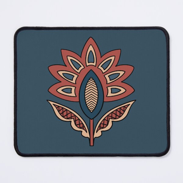 Item preview, Kalamkari Red Flower designed and sold by SeeMyArt Designs.