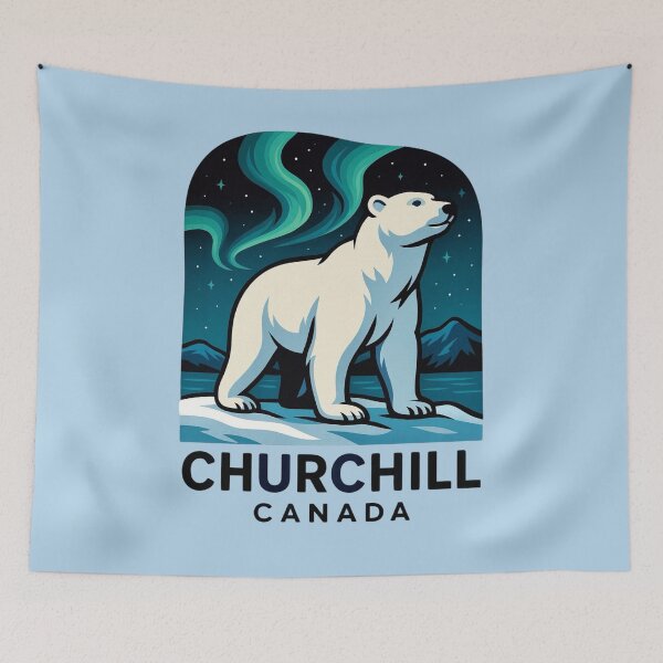 Item preview, Churchill, Canada — Polar Bear designed and sold by Myra365Art.