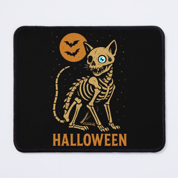 Item preview, Halloween Skeleton cat designed and sold by onion shop.