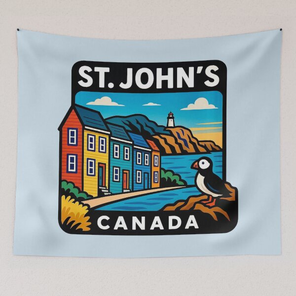 Item preview, St. John's, Canada designed and sold by Myra365Art.