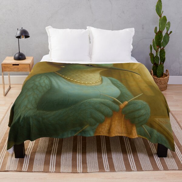 Item preview, elegant hummingbird, knitting in the living room designed and sold by Mauswohn.