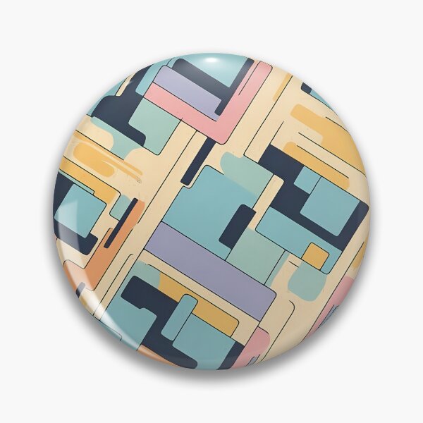 Item preview, Multicolor, Geometric Rectangular Shapes, Regular Repeated Tiles Pattern Textures designed and sold by Digital-Davinci.