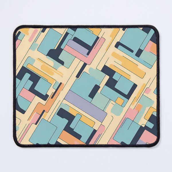Item preview, Multicolor, Geometric Rectangular Shapes, Regular Repeated Tiles Pattern Textures designed and sold by Digital-Davinci.