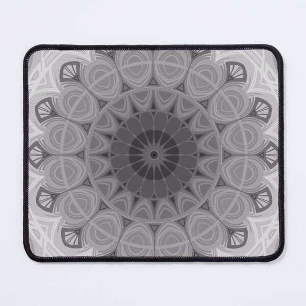 Item preview, Grey Art Deco Mandala designed and sold by Dawn Anthes.