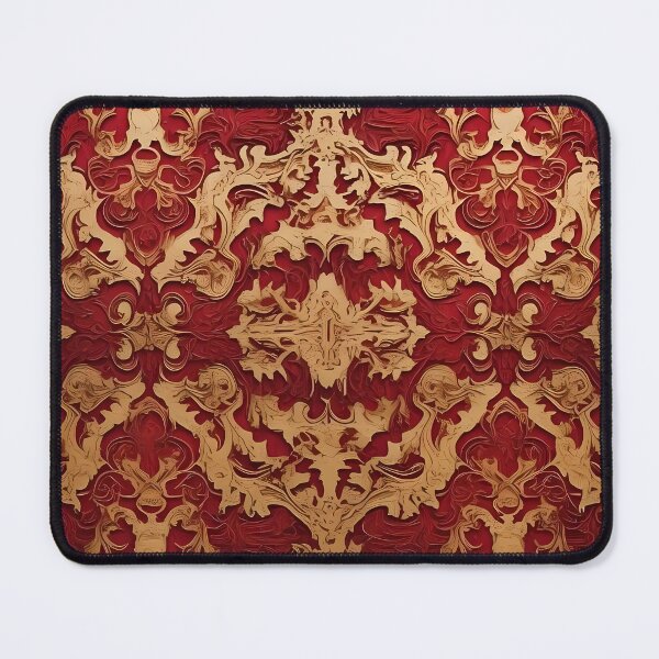 Item preview, Red Brown, Kaleidoscope, Leaves Motif, Regular Repeated Tiles Pattern Textures designed and sold by Digital-Davinci.