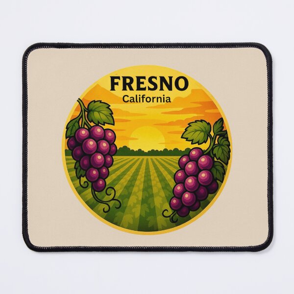 Item preview, Fresno, California — Sunset Over The Valley  designed and sold by Myra365Art.