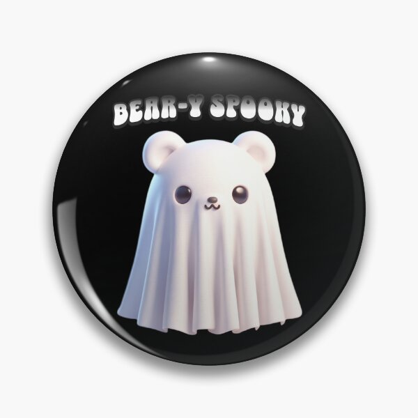 Item preview, "Bear-y Spooky" Kawaii Ghost Bear Halloween Costume Cute Funny Design designed and sold by NSB-Design.