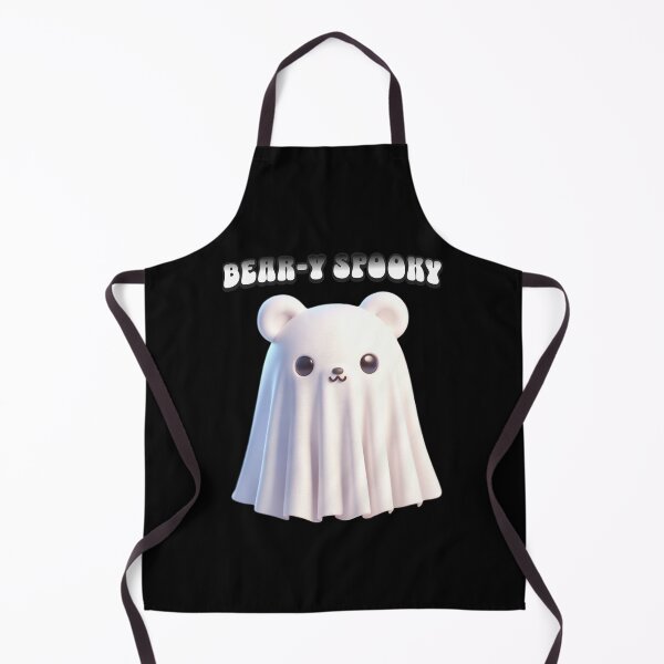 Item preview, "Bear-y Spooky" Kawaii Ghost Bear Halloween Costume Cute Funny Design designed and sold by NSB-Design.