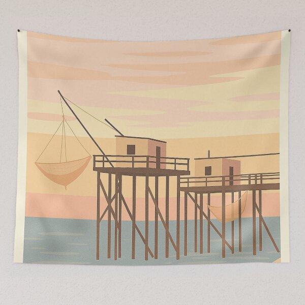 Item preview, Carrelets in Charente-Maritime designed and sold by SitesDeFrance.