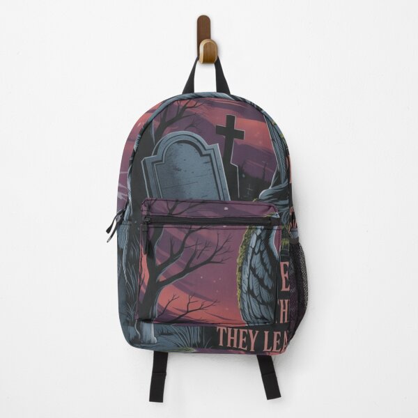 Item preview, Love People While They Are Alive – Gothic Halloween Quote Poster designed and sold by RAKO13.