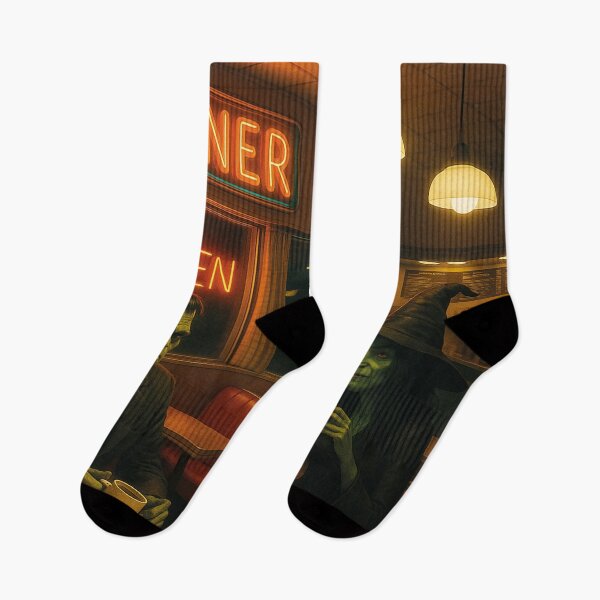 Item preview, American Diner, Frankenstein and Witch designed and sold by Mauswohn.