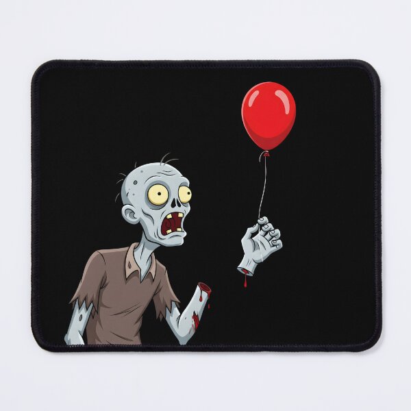 Item preview, Zombie and the Runaway Balloon Funny Halloween Art designed and sold by AV.