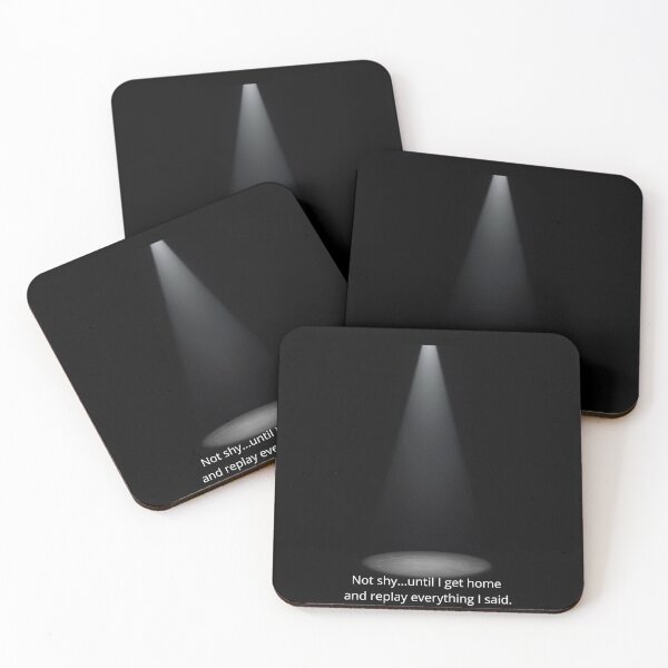 Item preview, Not Shy... Until the Replay Hits – Spotlight Overthinking Design designed and sold by GuidedFaithCo.