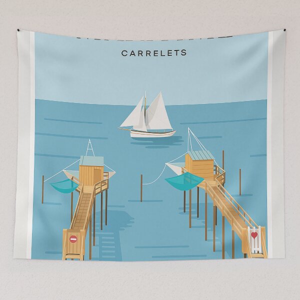 Item preview, Carrelets in Charente-Maritime designed and sold by SitesDeFrance.
