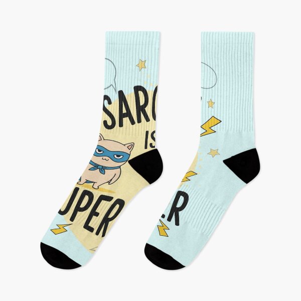 Item preview, Sarcasm is my Superpower - Superhero Cat designed and sold by EsenciaZen.