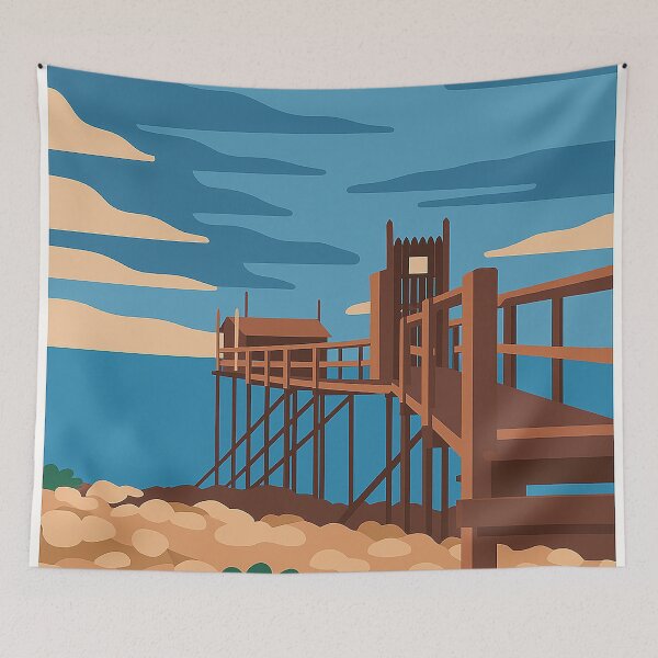 Item preview, Carrelets in Charente-Maritime designed and sold by SitesDeFrance.