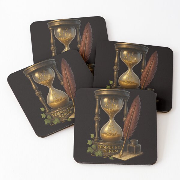 Item preview, Tempus Edax Rerum — 3D Dark Academia Hourglass Design designed and sold by Tadeusz1.