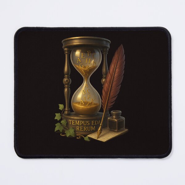 Item preview, Tempus Edax Rerum — 3D Dark Academia Hourglass Design designed and sold by Tadeusz1.