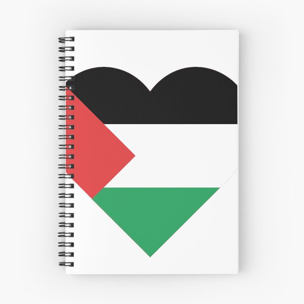 Item preview, Palestine Flag Heart – Love and Solidarity designed and sold by BeUniqueCo.
