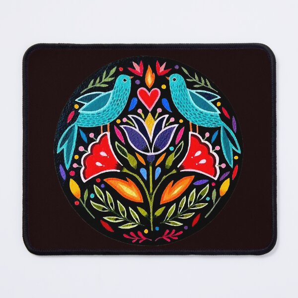 Item preview, Folk Art Birds designed and sold by ViaARTfactory.