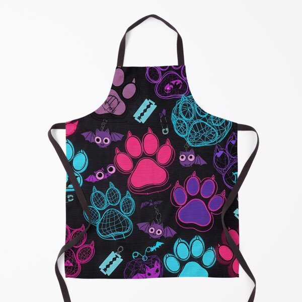 Item preview, Neon Y2K Goth Footprints designed and sold by EsenciaZen.