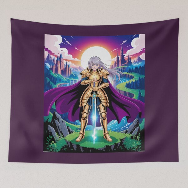 Item preview, Celestial Sword Guardian – Anime Fantasy Warrior designed and sold by NeoCrea-Geek.