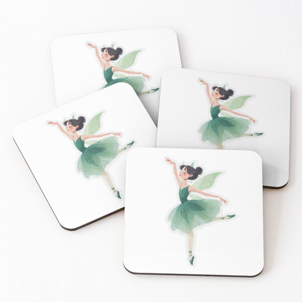 Artikelvorschau, Fee Ballerina Sticker entworfen und verkauft von Hartfield Press.