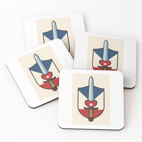 Item preview, Cuba Rise Sword Emblem – Cuban Pride Sticker designed and sold by Fusion bros.