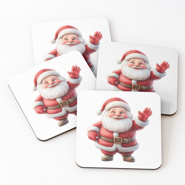 Item preview, Jolly Santa Claus Waving Hello designed and sold by Art of Ngu.