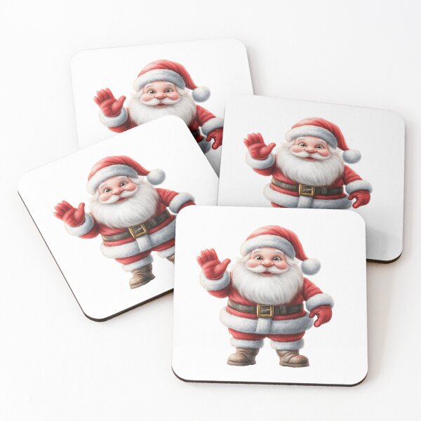 Item preview, Jolly Santa Claus Waving Hello designed and sold by Art of Ngu.