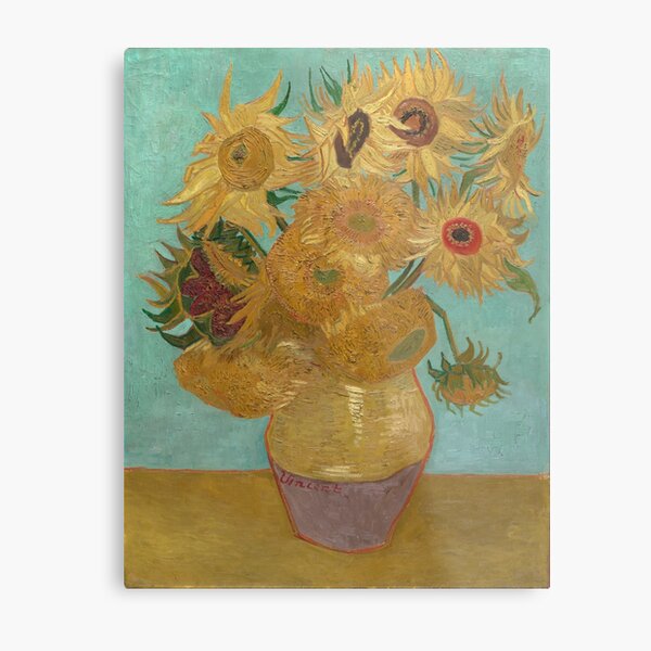 Gelb Grun Gemalt Sonnenblume Monet Kunstler Beruhmt