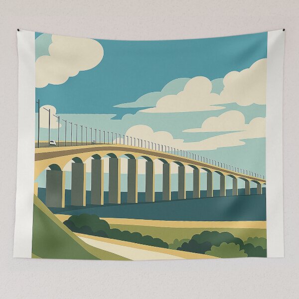 Item preview, The Ile de Ré Bridge designed and sold by SitesDeFrance.