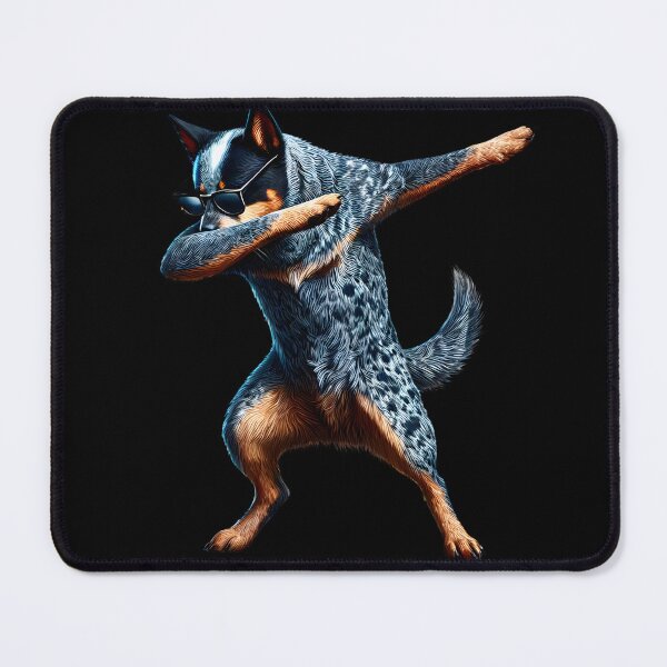 Item preview, Dabbing Australian Cattle Dog Lover designed and sold by Kimberley King Art  King Art.