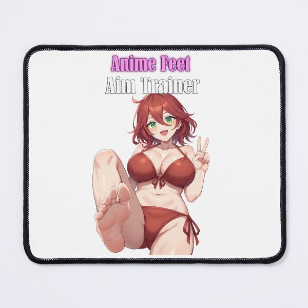 Item preview, Anime Feet Aim Trainer Logo With Text designed and sold by Pantsu Productions.