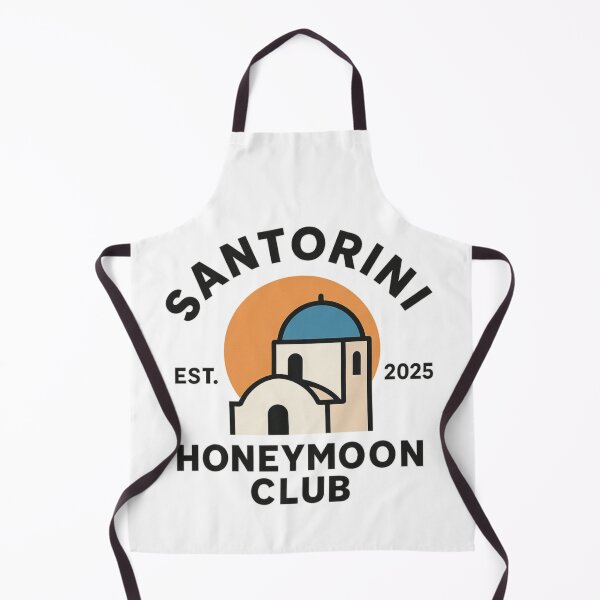 Item preview, Santorini Honeymoon Club EST. 2025 – Romantic Greece Sunset Logo | Newlywed Travel Sticker & Keepsake designed and sold by Memorph.