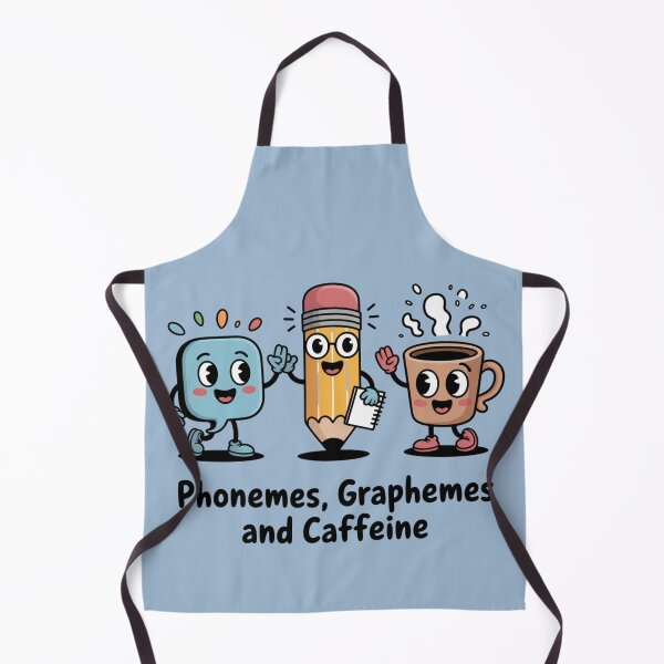 Item preview, Phonemes, Graphemes and Caffeine – Funny Linguistics Design designed and sold by ByBryteG.