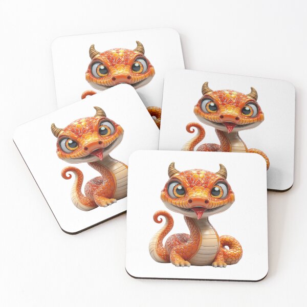 Item preview, Fiery Baby Dragon with Playful Expression designed and sold by Art of Ngu.